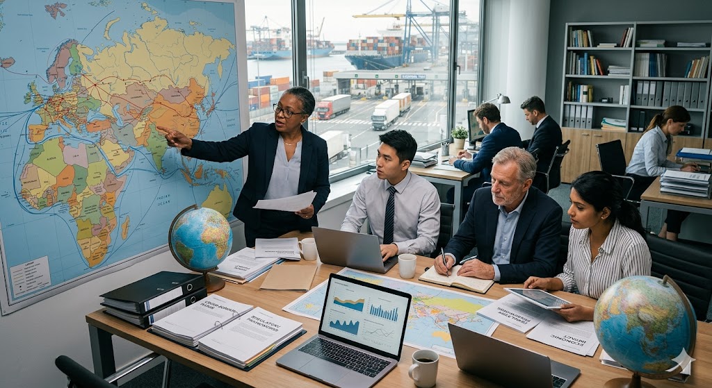 Global Political Research on Cross-Border Trade