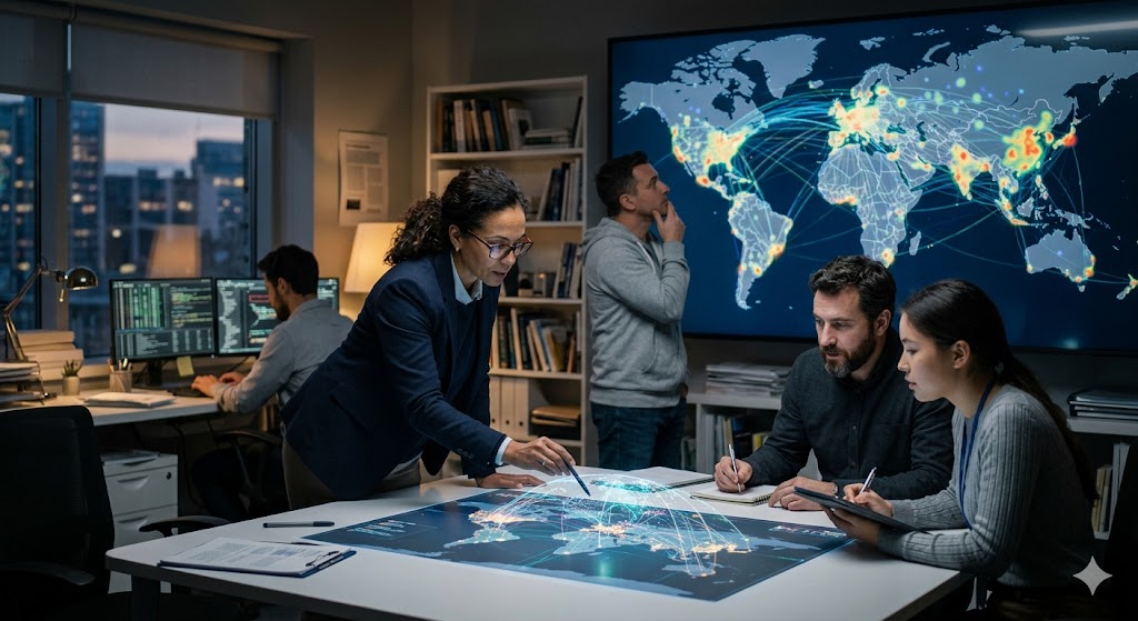 Global Political Research on Virtual Communities