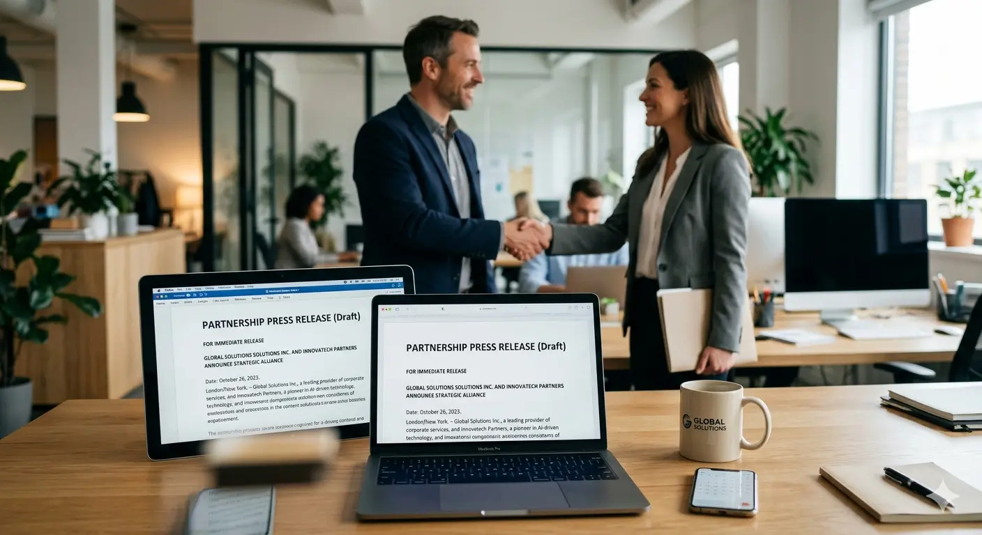 How to Write a Partnership Announcement Press Release
