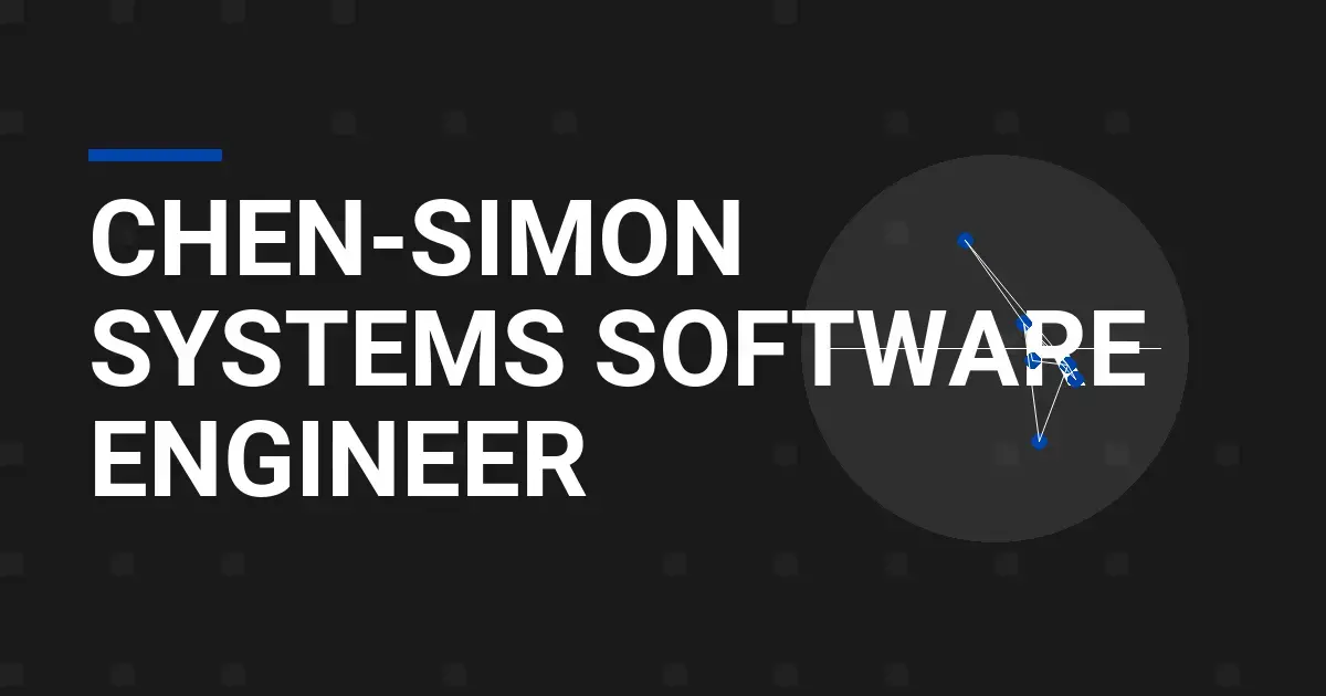 Chen-Simon Systems Software Engineer