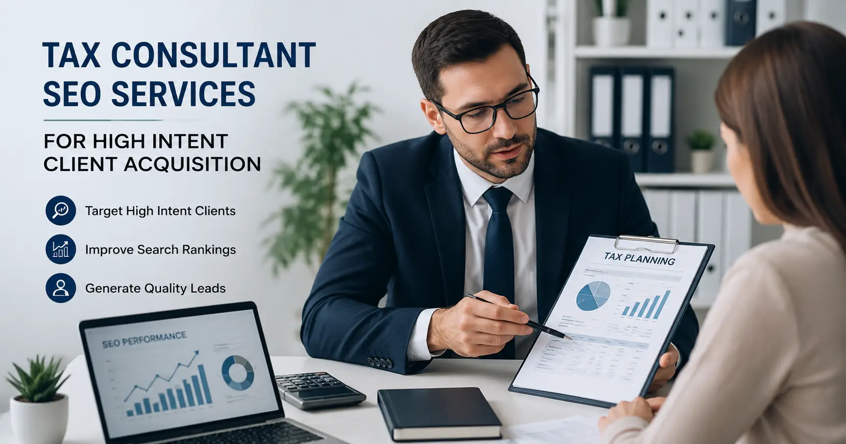 Tax Consultant SEO Services for High Intent Client Acquisition